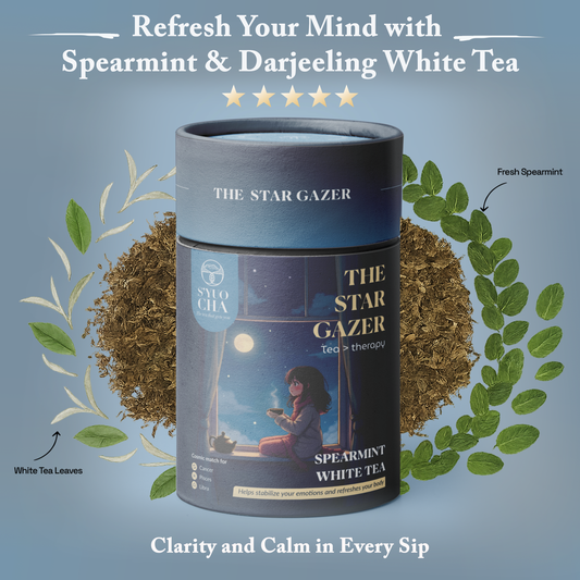The Star Gazer (White Tea with Spearmint to unwind your thoughts)
