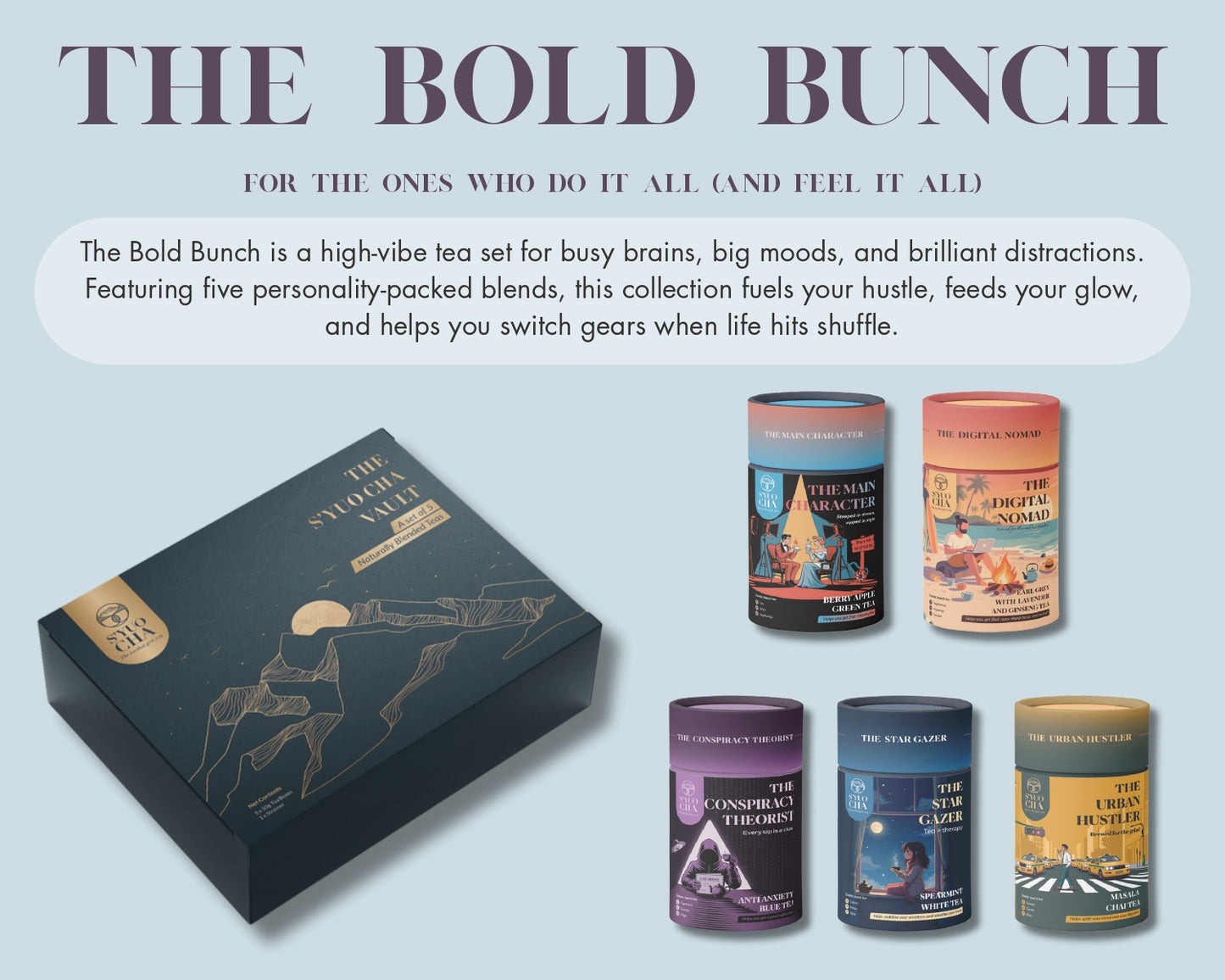 The S’yuo Cha Vault (A set of 5 teas)