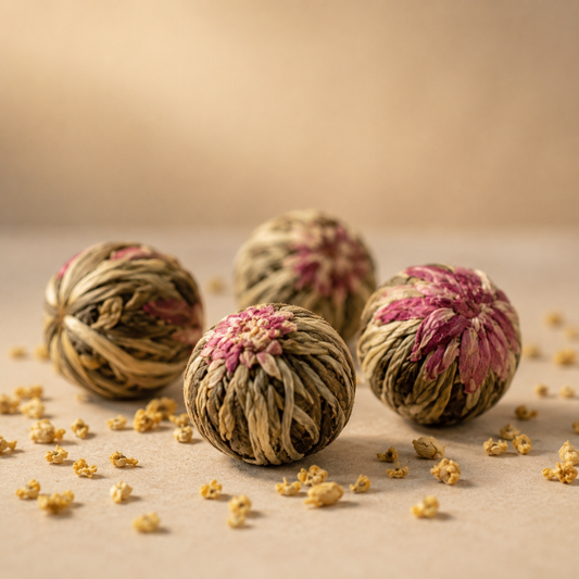 Blooming Craft Tea (Hand Rolled Flower Tea)