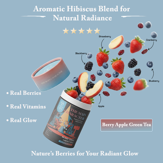 The Main Character (Berry Apple Hibiscus Green Tea for the Perfect Glow)