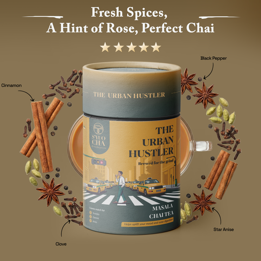 The Urban Hustler (Rose Masala Chai Tea for Improved Digestion)