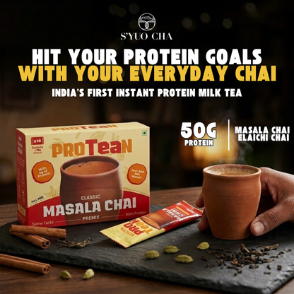 ProTEAn Chai (Masala Chai with Protein)