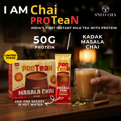 ProTEAn Chai (Masala Chai with Protein)