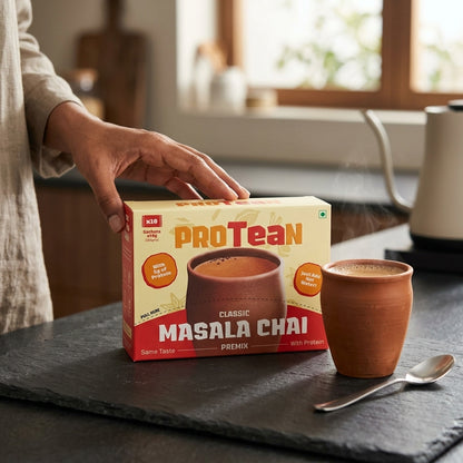 ProTEAn Chai (Masala Chai with Protein)