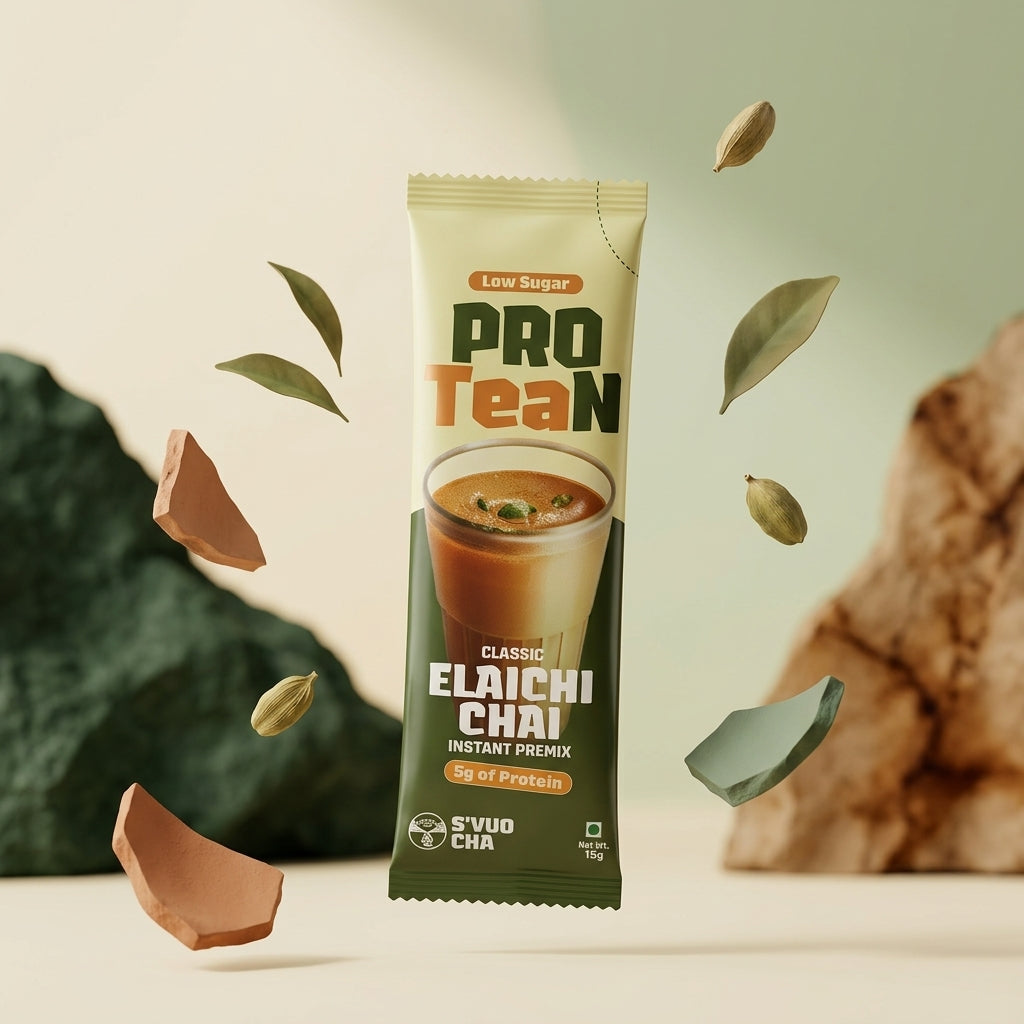 ProTEAn Chai (Elaichi Chai with Protein)