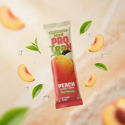 Iced ProTEAn (Iced Tea with Protein) - Combo of Peach and Passion Fruit