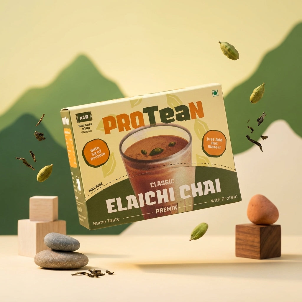 ProTEAn Chai (Elaichi Chai with Protein)