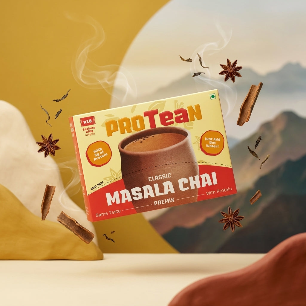 ProTEAn Chai (Masala Chai with Protein)