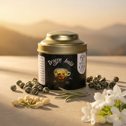 Dragon Balls (hand rolled jasmine tea) - 50gms