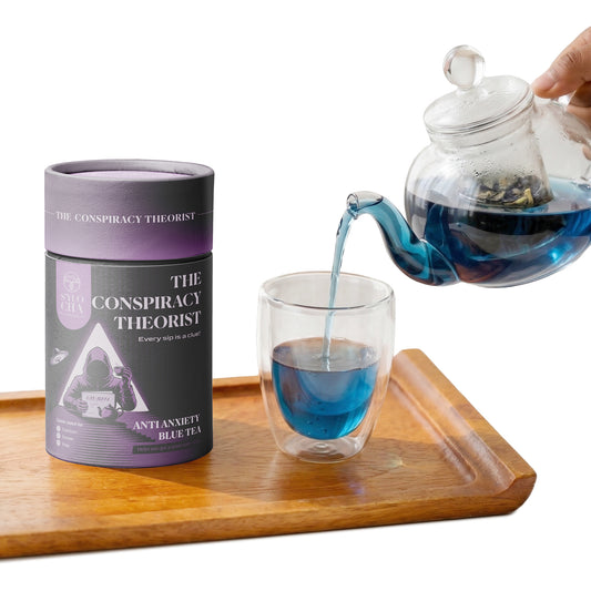 Blue Tea with Chamomile for Better Sleep