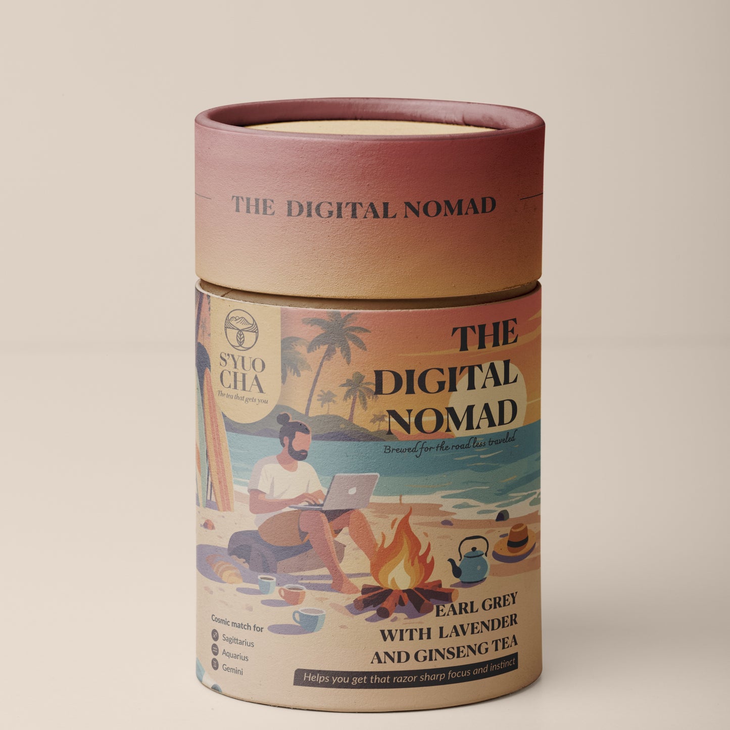 The Digital Nomad (Earl Grey with Lavender & Ginseng Tea)