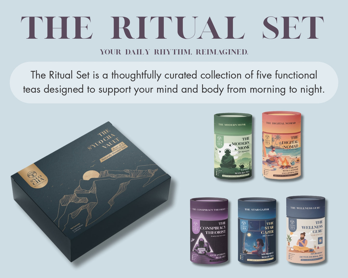 The S’yuo Cha Vault (A set of 5 teas)
