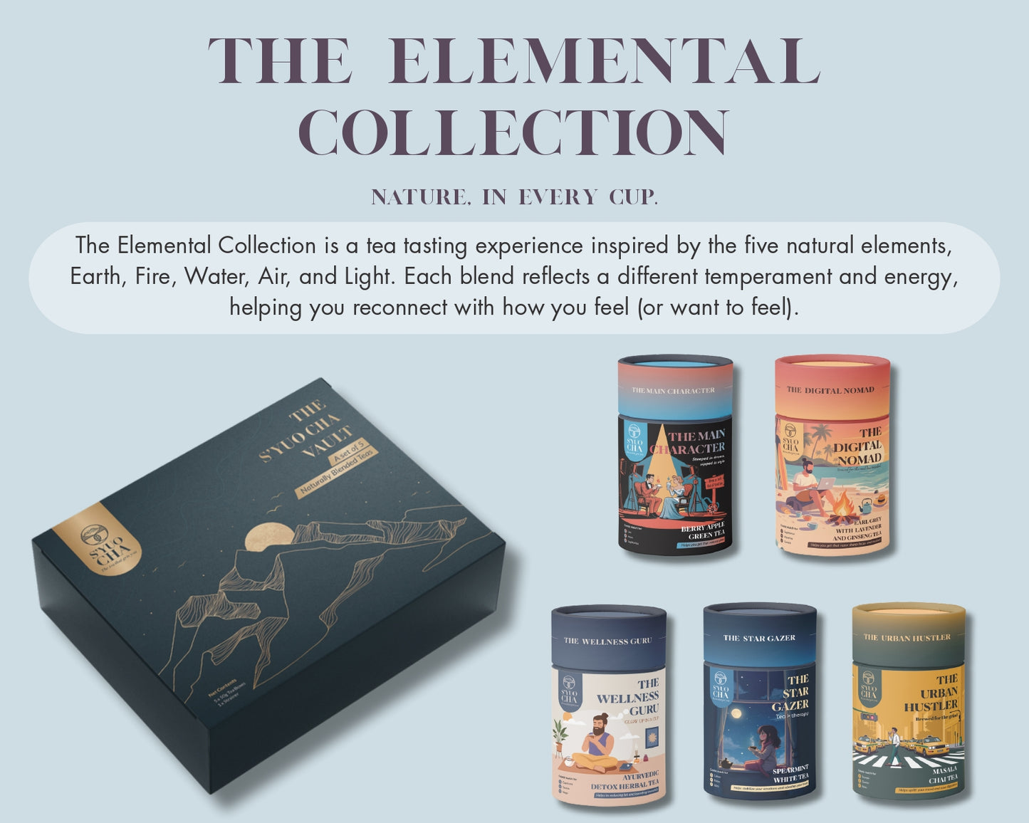 The S’yuo Cha Vault (A set of 5 teas)