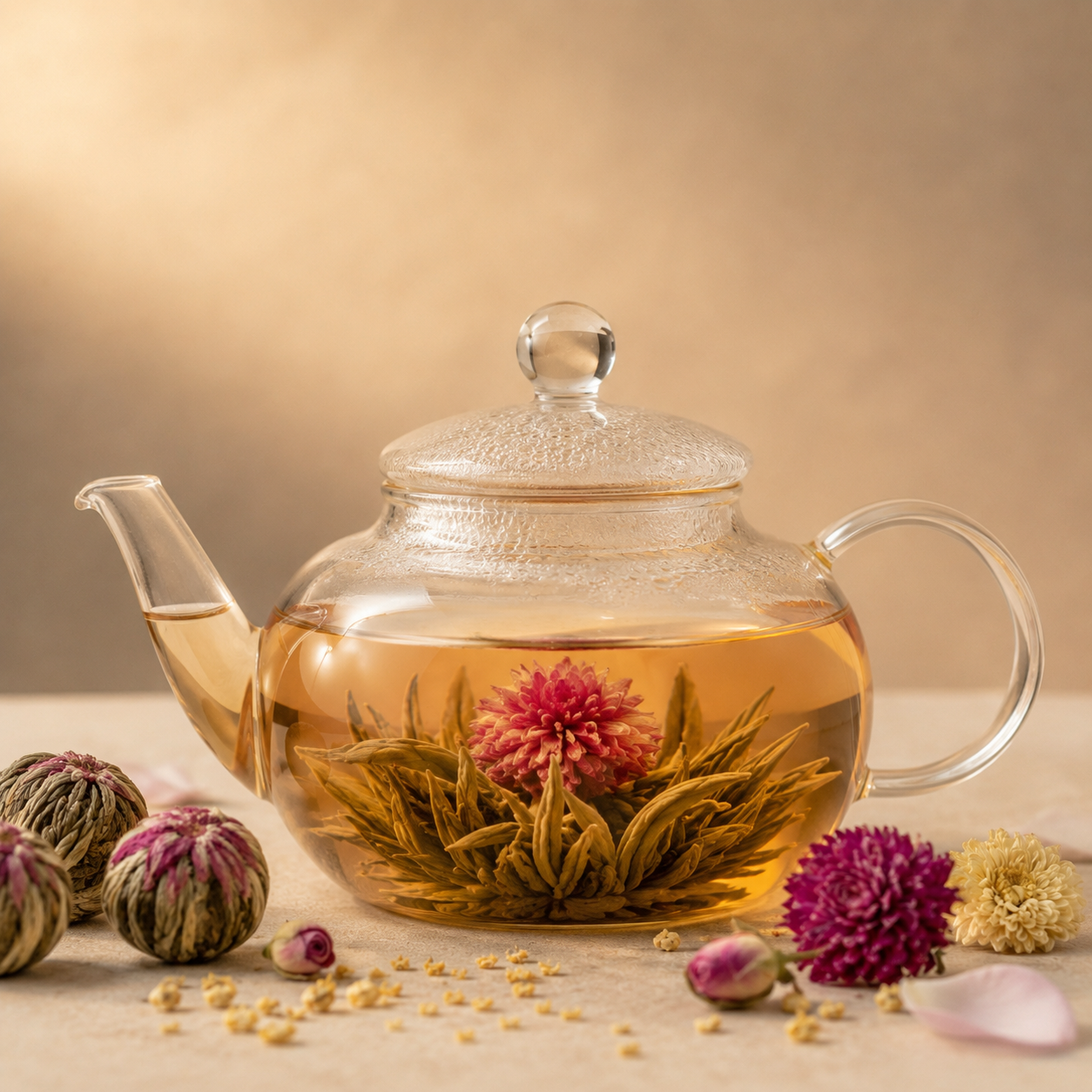 Blooming Craft Tea (Hand Rolled Flower Tea) - 50gms
